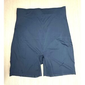Womens Plus Size 1X Black High Waist Shapewear Biker Shorts Tummy Control‎